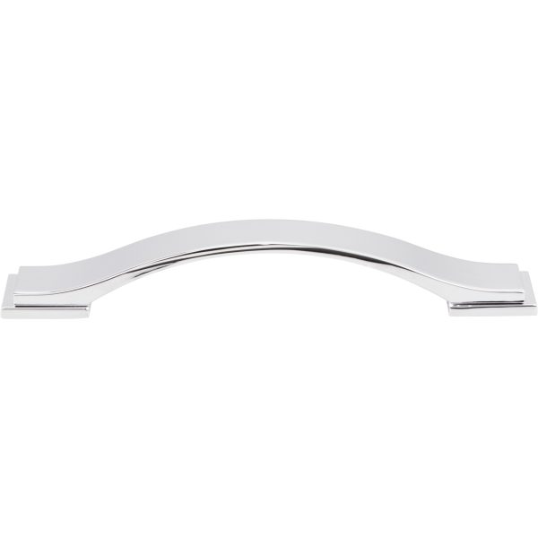 128 mm Center-to-Center Polished Chrome Strap Mirada Cabinet Pull - Image 3