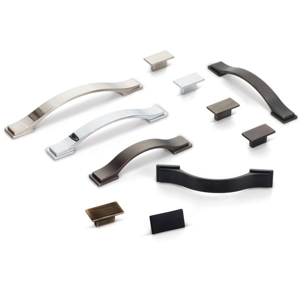 128 mm Center-to-Center Polished Chrome Strap Mirada Cabinet Pull - Image 5