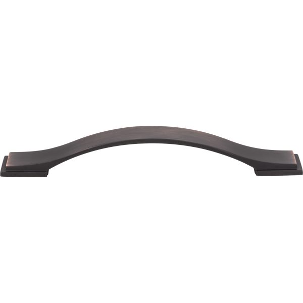 160 mm Center-to-Center Brushed Oil Rubbed Bronze Strap Mirada Cabinet Pull - Image 3