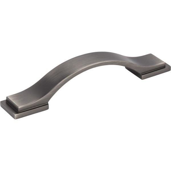 96 mm Center-to-Center Satin Nickel Strap Mirada Cabinet Pull - Image 2