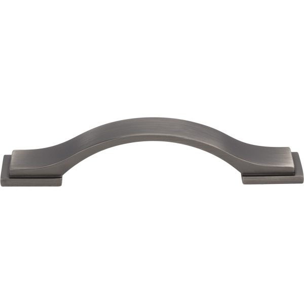 96 mm Center-to-Center Satin Nickel Strap Mirada Cabinet Pull - Image 3