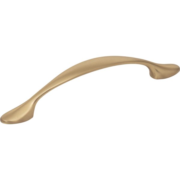 96 mm Center-to-Center Satin Bronze Arched Somerset Cabinet Pull