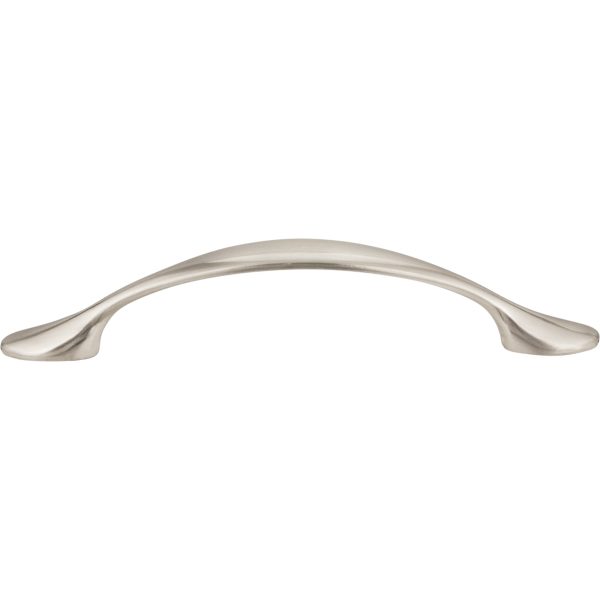 96 mm Center-to-Center Satin Nickel Arched Somerset Cabinet Pull - Image 3