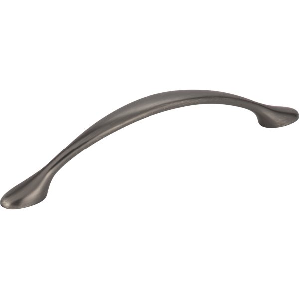 128 mm Center-to-Center Brushed Pewter Arched Somerset Cabinet Pull