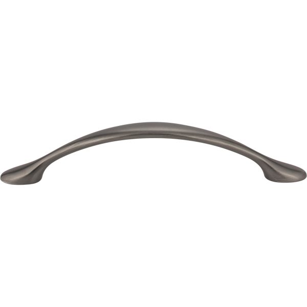 128 mm Center-to-Center Brushed Pewter Arched Somerset Cabinet Pull - Image 3