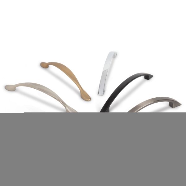 128 mm Center-to-Center Satin Nickel Arched Somerset Cabinet Pull - Image 5
