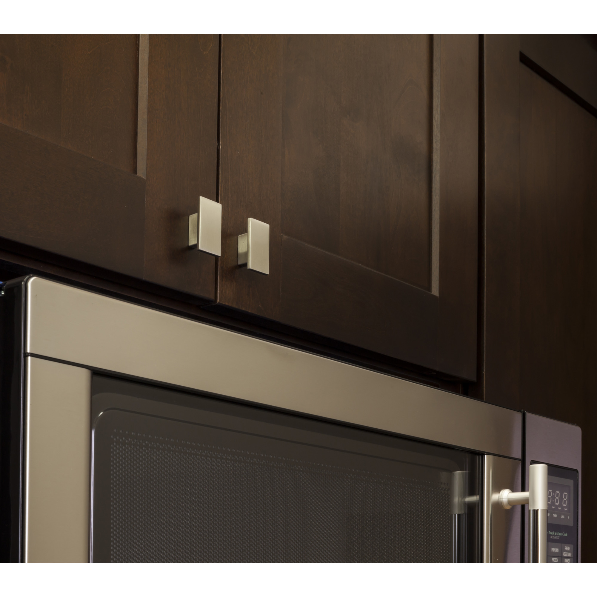 Mirada Cabinet Knob in Satin Nickel