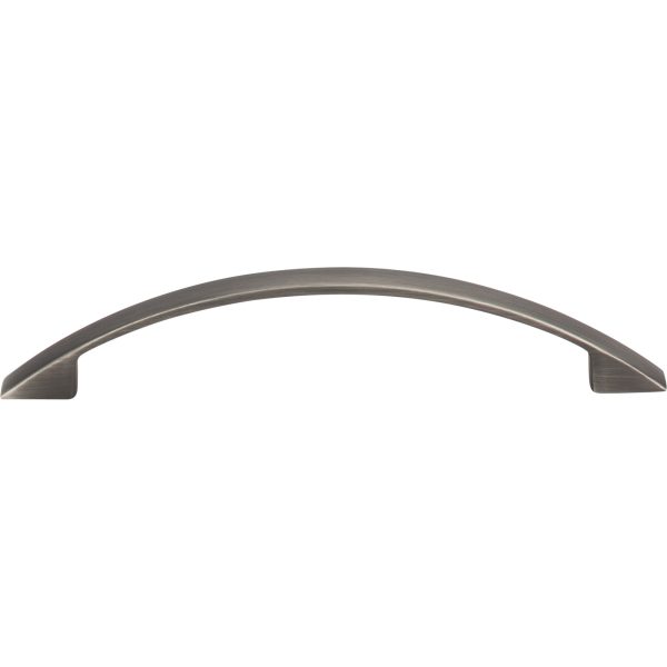 128 mm Center-to-Center Brushed Pewter Arched Somerset Cabinet Pull - Image 3