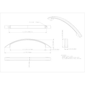 Somerset Cabinet Pull (81065) in Satin Nickel