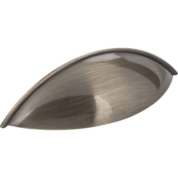 96 mm Center-to-Center Polished Chrome Bordeaux Cabinet Cup Pull - Image 2