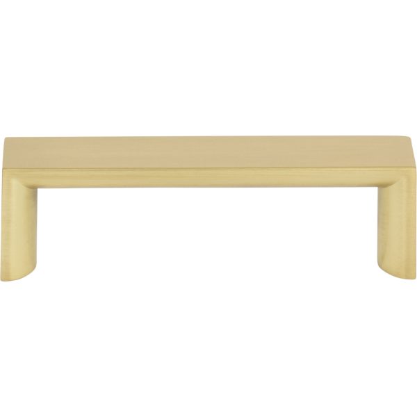 96 mm Center-to-Center Brushed Gold Walker 1 Cabinet Pull - Image 3
