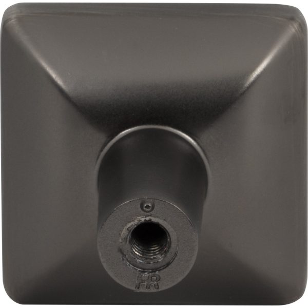 1-1/4" Overall Length Brushed Pewter Walker 1 Square Knob - Image 5