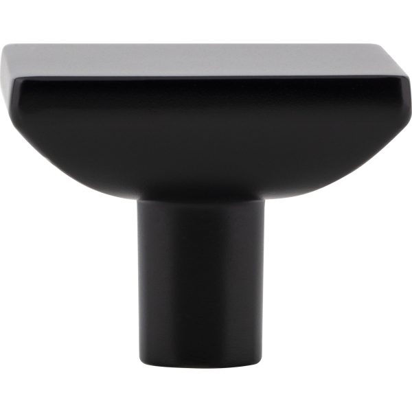 1-5/8" Overall Length Matte Black Walker 1 Square Knob - Image 6