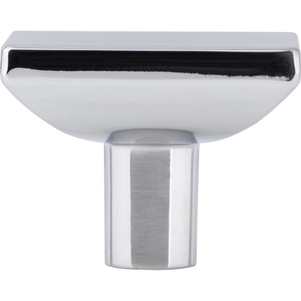1-5/8" Overall Length Polished Chrome Walker 1 Square Knob - Image 6