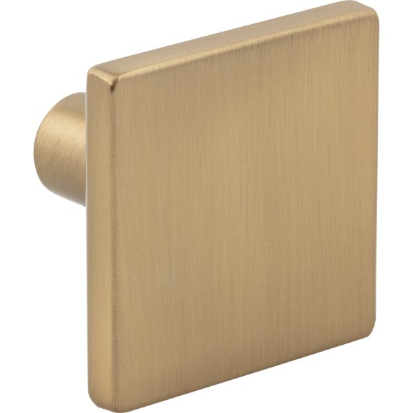1-5/8" Overall Length Satin Bronze Walker 1 Square Knob - Image 4