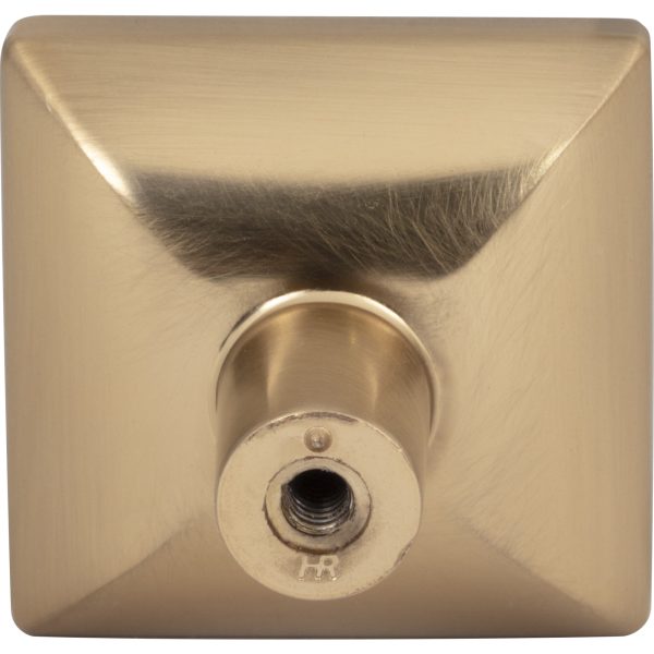 1-5/8" Overall Length Satin Bronze Walker 1 Square Knob - Image 5