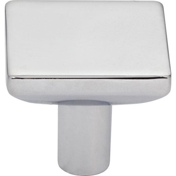 1-1/4" Overall Length Polished Chrome Walker 1 Square Knob - Image 3