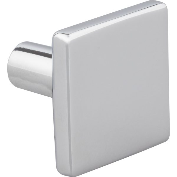 1-1/4" Overall Length Polished Chrome Walker 1 Square Knob - Image 4