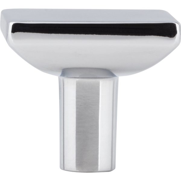 1-1/4" Overall Length Polished Chrome Walker 1 Square Knob - Image 6