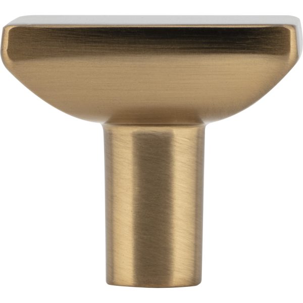 1-1/4" Overall Length Satin Bronze Walker 1 Square Knob - Image 6