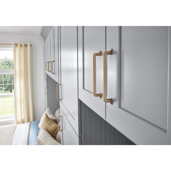 160 mm Center-to-Center Satin Bronze Callie Cabinet Pull - Image 5