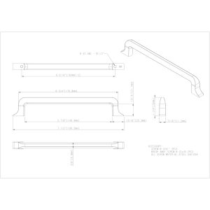 Callie Cabinet Pull in Satin Nickel