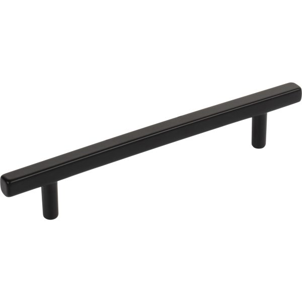 128 mm Center-to-Center Matte Black Square Dominique Cabinet Bar Pull