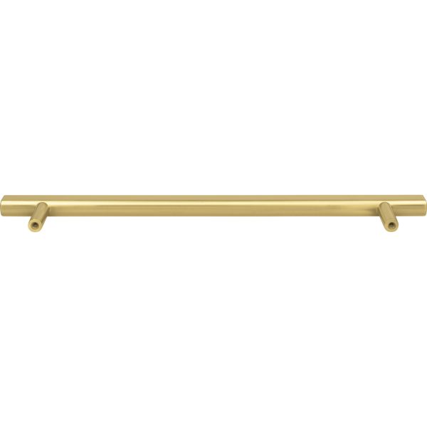 12" Center-to-Center Brushed Gold Square Dominique Appliance Handle - Image 5
