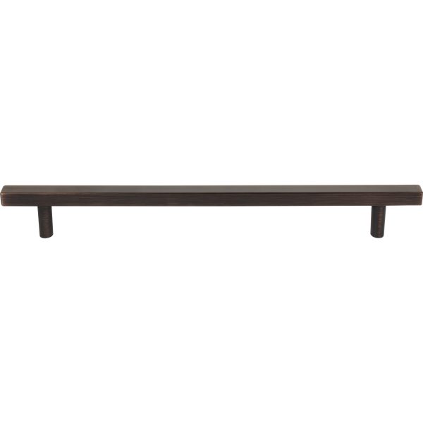 12" Center-to-Center Brushed Oil Rubbed Bronze Square Dominique Appliance Handle - Image 3