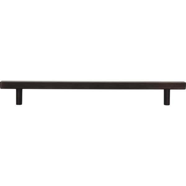12" Center-to-Center Brushed Oil Rubbed Bronze Square Dominique Appliance Handle - Image 6