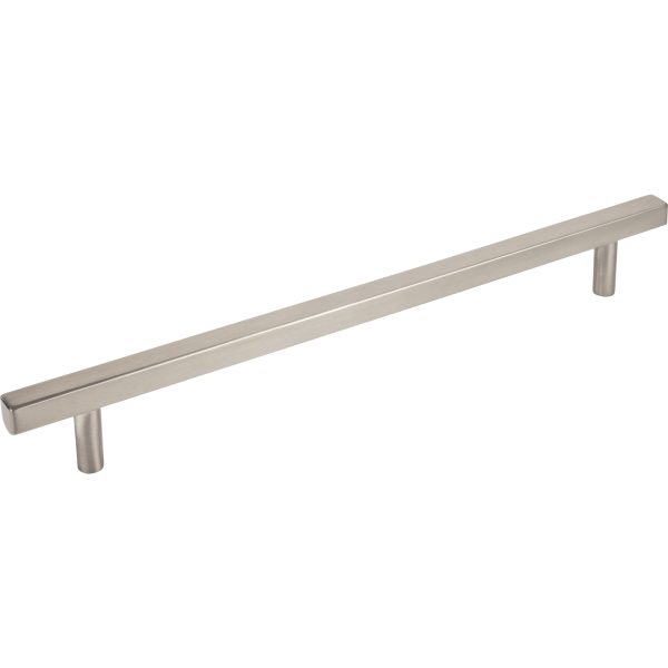 12" Center-to-Center Satin Nickel Square Dominique Appliance Handle