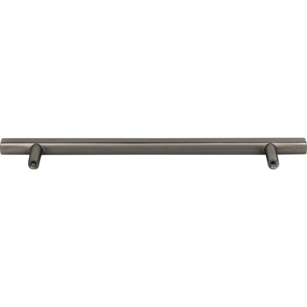 160 mm Center-to-Center Brushed Pewter Square Dominique Cabinet Bar Pull - Image 5