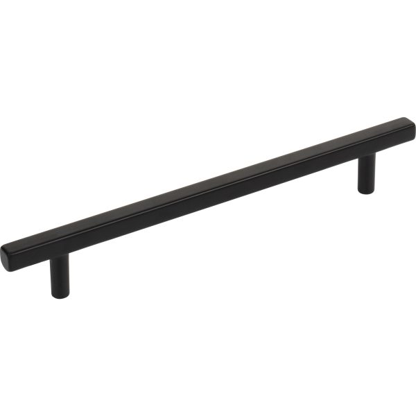 160 mm Center-to-Center Matte Black Square Dominique Cabinet Bar Pull