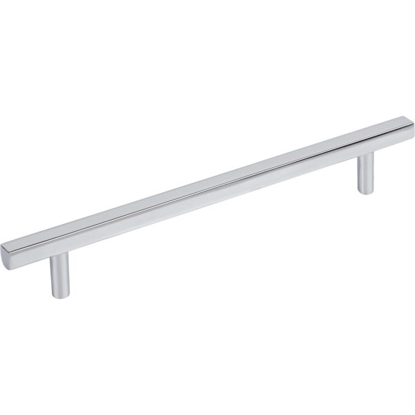 160 mm Center-to-Center Polished Chrome Square Dominique Cabinet Bar Pull