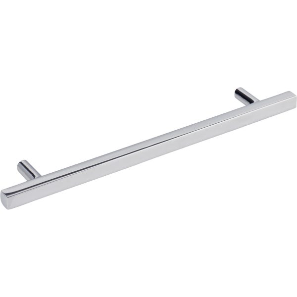 160 mm Center-to-Center Polished Chrome Square Dominique Cabinet Bar Pull - Image 4