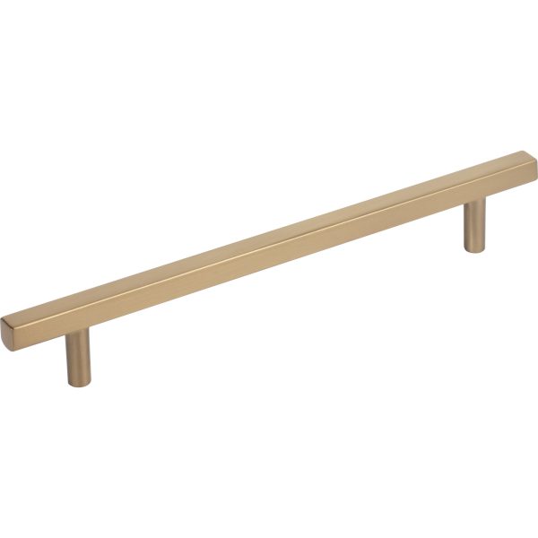 160 mm Center-to-Center Satin Bronze Square Dominique Cabinet Bar Pull