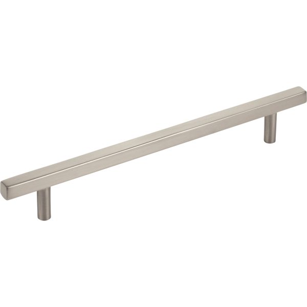 160 mm Center-to-Center Satin Nickel Square Dominique Cabinet Bar Pull