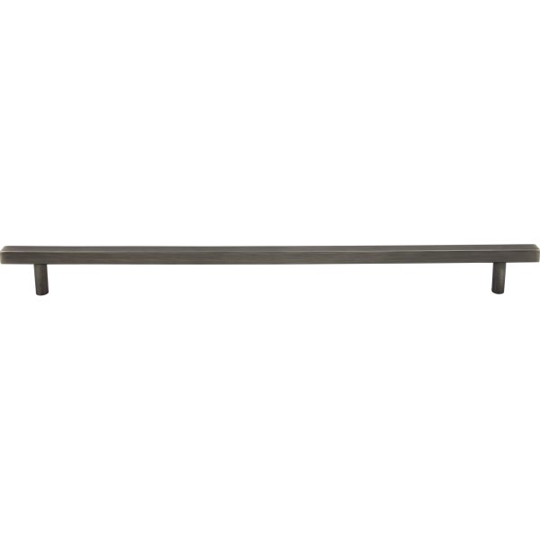 18" Center-to-Center Brushed Pewter Square Dominique Appliance Handle - Image 3
