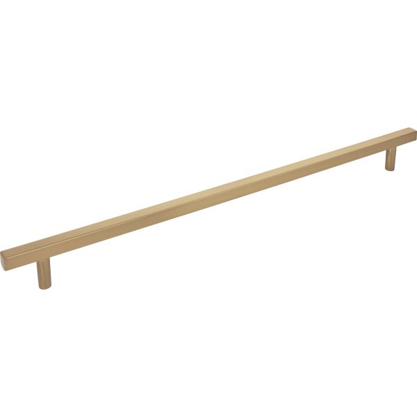 18" Center-to-Center Satin Bronze Square Dominique Appliance Handle