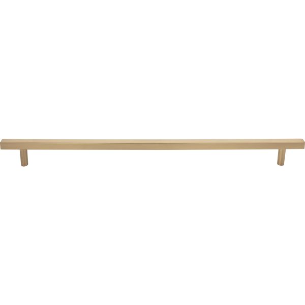 18" Center-to-Center Satin Bronze Square Dominique Appliance Handle - Image 3
