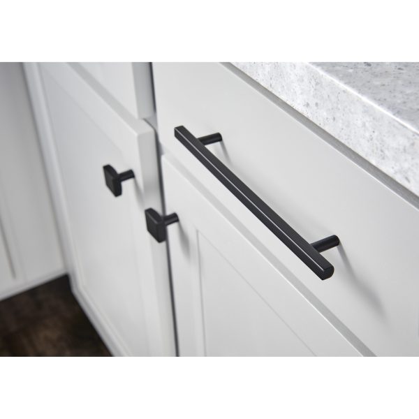 192 mm Center-to-Center Matte Black Square Dominique Cabinet Bar Pull - Image 5