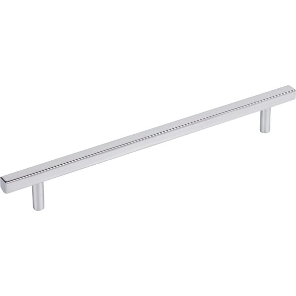 192 mm Center-to-Center Polished Chrome Square Dominique Cabinet Bar Pull