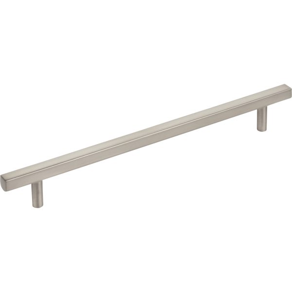 192 mm Center-to-Center Satin Nickel Square Dominique Cabinet Bar Pull