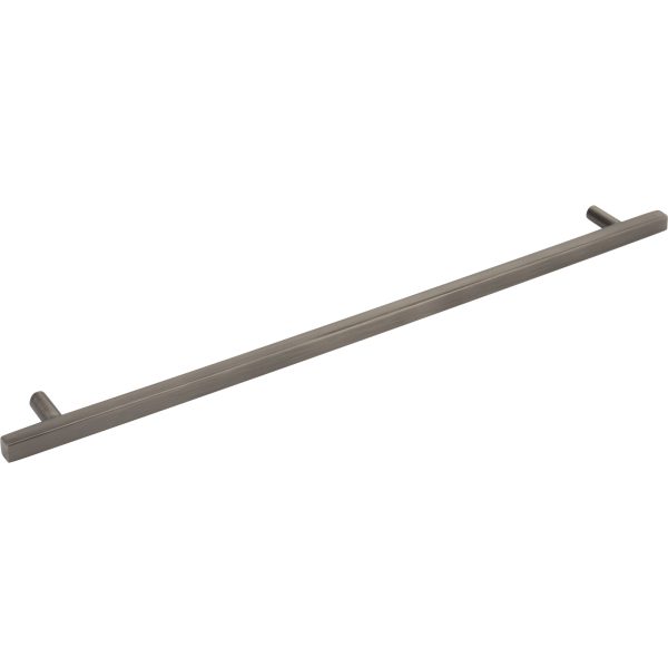 305 mm Center-to-Center Brushed Pewter Square Dominique Cabinet Bar Pull - Image 4