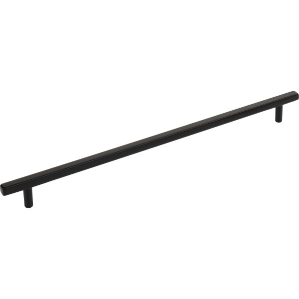 305 mm Center-to-Center Matte Black Square Dominique Cabinet Bar Pull