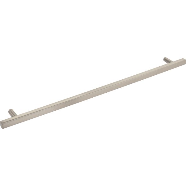 305 mm Center-to-Center Satin Nickel Square Dominique Cabinet Bar Pull - Image 4