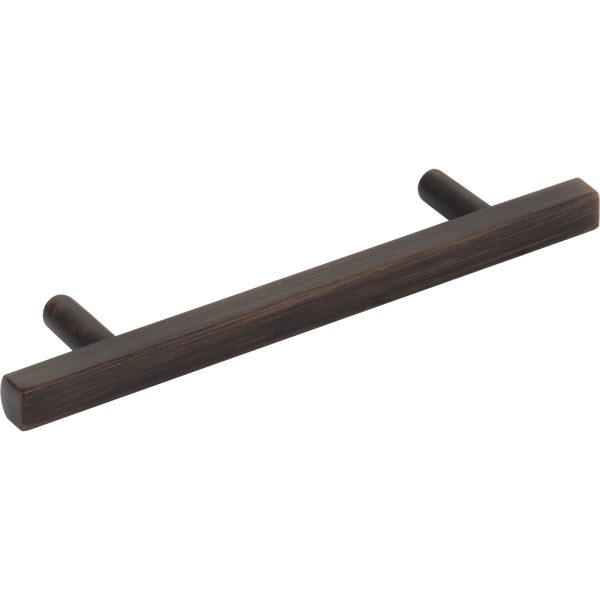 96 mm Center-to-Center Brushed Oil Rubbed Bronze Square Dominique Cabinet Bar Pull - Image 4