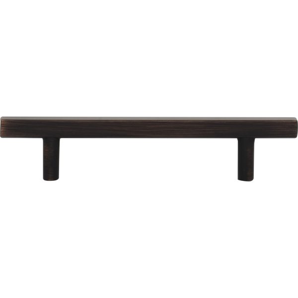 96 mm Center-to-Center Brushed Oil Rubbed Bronze Square Dominique Cabinet Bar Pull - Image 6