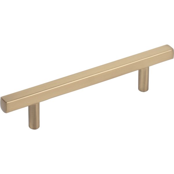 96 mm Center-to-Center Satin Bronze Square Dominique Cabinet Bar Pull