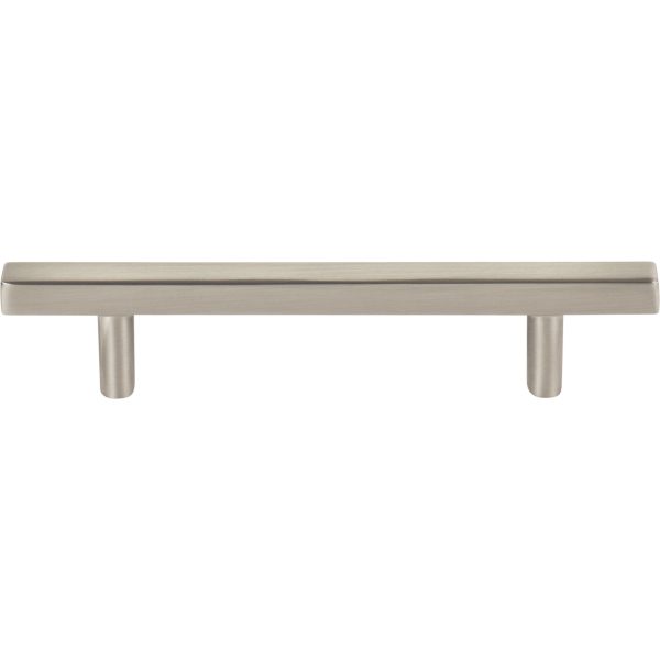 96 mm Center-to-Center Satin Nickel Square Dominique Cabinet Bar Pull - Image 3